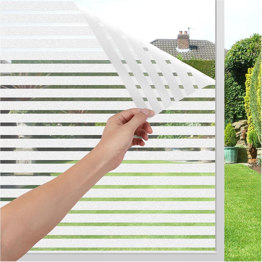 LEMON CLOUD Frosted Glass Window Privacy Film Decorative, 23.6″ x 78.7″