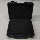 TSA Approved Pistol Case for Handguns - Hard Shell Gun Cases with Customizable Foam, Waterproof & Shockproof, Compact 9mm Gun Storage for Airline Travel, Range Training, and Secure Firearm Transport