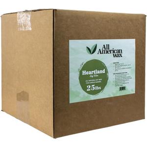 All American Wax Soy Wax Flakes – 25 lb Bag | Natural Soy Wax for Candle Making | Clean Burning, Easy to Melt, Great Scent Throw | DIY Candle Supplies