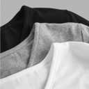 SOLY HUX 3 Pack Girl's Long Sleeve Shirts V Neck Basic T-Shirts Ruched Tops Spring Fall Layering Tees 8-12 Years