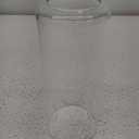 ComSaf Glass Flower Vase, 8 Inch Tall Bud Vases, Home Decor Vases for Centerpiece for Living Room and Bedroom, Decorative Vases for Wedding, Valentines' Day, Mother's Day (Clear)