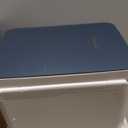 Cooluli 10L Mini Fridge for Bedroom - Car, Office Desk & College Dorm Room - 12v Portable Cooler & Warmer for Food, Drinks, Skincare, Beauty & Makeup - AC/DC Small Refrigerator with Glass Front, Blue