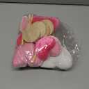 Wenqik 7 Pcs Valentines Day Decorations Velvet Flocked Heart Table Decor Heart Shape Tabletop Centerpiece Tall Standing Wooden Sign Valentines Day Decor for Home Office Shelf Mantel(Pink, Red, White)