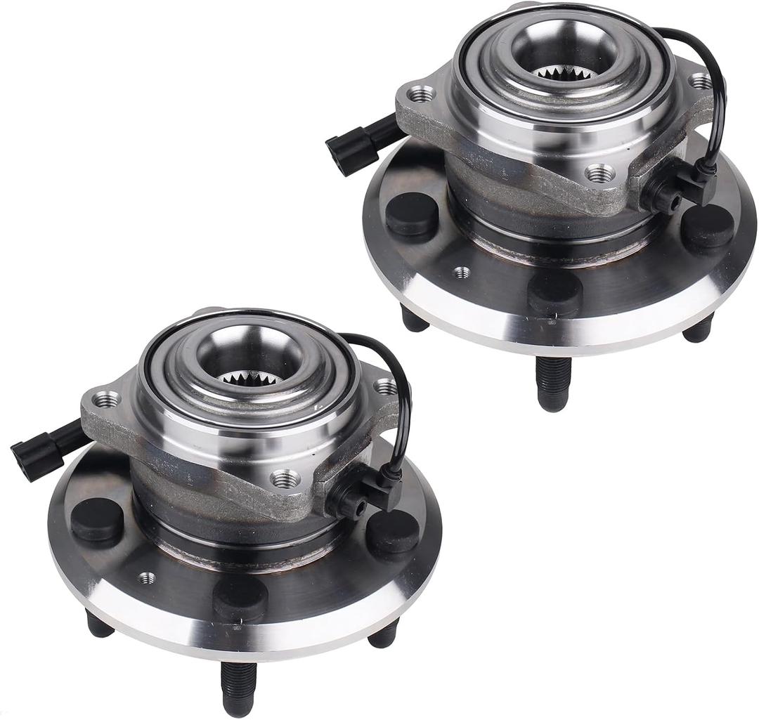 Pack of 2 PAROD 512440 Rear Wheel Hub Bearing Assembly Fit for 2010-2017 Chevy Equinox, 2010-2017 GMC Terrain w/ABS