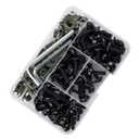 155 Pieces Motorcycle Fairing Screws Screws Nut Kit Compatible with Ducati 848 for Scrambler for Diavel for Monster 821 796 696 for Multistrada 1200 for Panigale V4 Screws Nuts