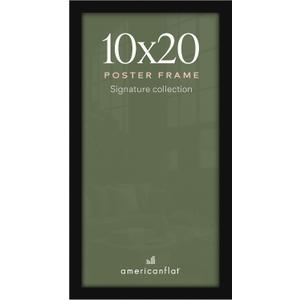 Americanflat 10x20 Picture Frame - Engineered Wood - Black
