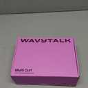 3 in 1 Curling Iron, Curling Wand Set with 3 Interchangable Ceramic Beach Waves Wands(0.75"-1.25"), Dual Voltage 30s Fast Heating with Heat Resistant Glove & 2 Clip for Long/Short All Hairstyle