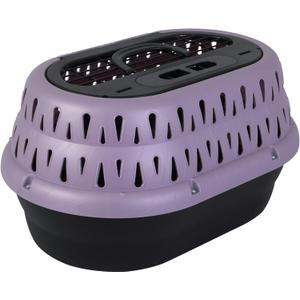 Petmate Top Load Plastic Cat Kennel for Small Dogs, Puppies & Cat Carriers, One-Door, Top Loading, Made in USA, 19" for Pets Up Tp 10 lb, Purple