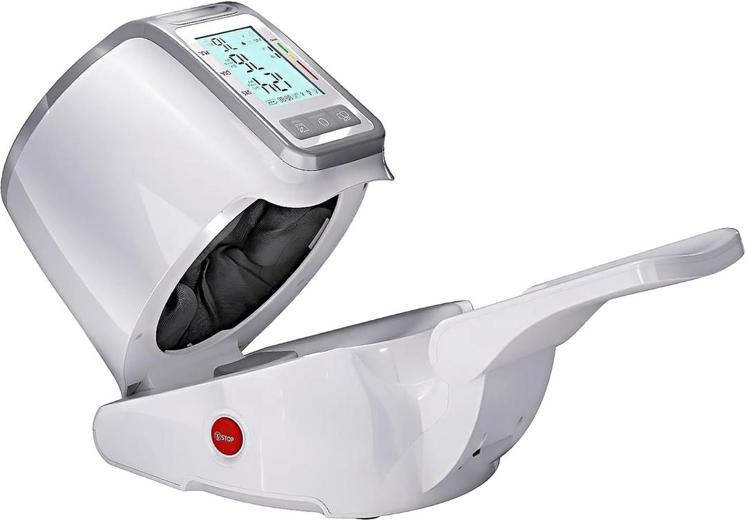 Upper Arm Blood Pressure Monitor for Home Use, Large Backlit LCD