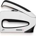 Arrow TT21 TruTac Forward Action Staple Gun, Manual Push Stapler for Upholstery, Crafts, Decorating, and Repairs, Fits JT21 Thin Wire Staples