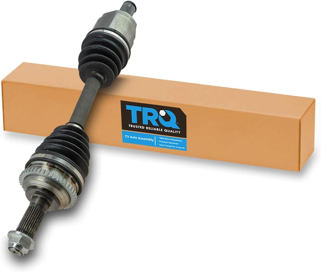 TRQ Front Left CV Axle Shaft Assembly Drivers Side Compatible with 2006-2009 Ford Fusion 2006 Lincoln Zephyr 2006-2008 Mazda 6 Mercury Milan