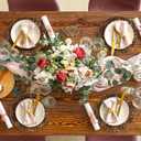 30 Pcs Antique Gold Charger Plates Bulk 13 Inch Embossed Rim Plastic Round Decorative Vintage Plates Charger for Dinner Wedding Party Event Table Setting Decoration (Vintage)