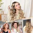 2 x Yanibest Heatless Hair Curler to Sleep in, Overnight Curl Headband for Natural Wavy Curls, No Heat Soft Hair Curler Set with Hair Clip Scrunchies for Styling, No Slip Heatless Curls