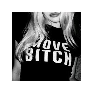 Black T-Shirt With Print 2XL