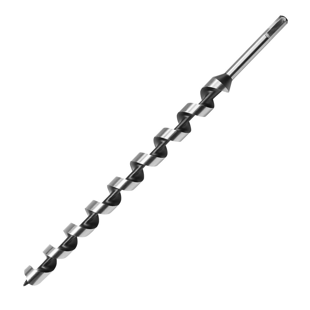 Masendelk Ship Auger Drill Bit 25 x 430mm (Approximate 1 x 17 Inch), Wood Auger Bit with 11mm Hex Shank
