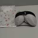 Inflatable Blow up Lumbar Support Pillow for Bed - Memory Foam Lower Back Pillow for Sleeping in Bed - Back Pain Relief While Sleep