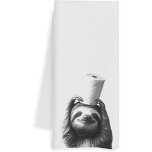 WFSM Sloth Gifts Hand Towels - Sloths Decorative Towels for Bathroom, Sloth Gifts for Kids, Decorative Hand Towels for Bathroom, 1624 Inches