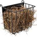 Guinea Pig Hay FeederRabbit Hay Feeder with Heavy-Duty Metal Frame Hay Holderfor Bunny, Guinea Pigs,Chinchillas-6.9x4.7x6.6 inch (1 piece, 1piece)