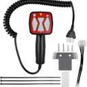 1306902 Snowplow Handheld Controller Kit Compatible with Western and Fisher Snow Plow, Straight Blade Plow Controller Replace for Western 56462 Fisher 9400, with 12-pin to 6-pin Adapter Harness, Red