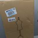 FDW | Female Mannequin Torso | Cream | Height Adjustable Dress Form, 59-67 Inches