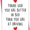 2 x Funny Valentines Day Card for Husband Boyfriend, Naughty Valentines Day Gifts for Him (BT-152)