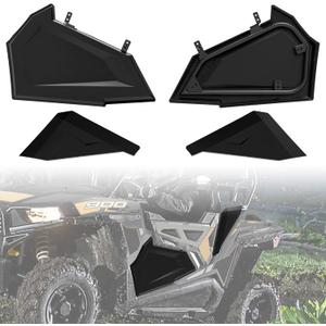 Lower Door Panels for RZR 900 50 inch 15-20, 50" Plastic Lower Door Insert Panels with Built-in Metal Frame for Polaris RZR 900/FOX/EPS/EPX XC 2015-2020, Replace #2880207 (2 Doors)