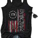 Tank Tops for Women Summer Tank Tops Racerback Boho Graphic Tank Tops Womens Tops Dressy Casual Sleeveless Tops Trendy, 2XL