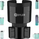 DYLEN Car Cup Holder Expander, Cup Holder Extender Adapter for Car with Expandable Insert, Compatible with Yeti 20/26/30oz, Hydroflask 32/40oz, Large Water Bottles in 3.0"-4.1"