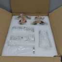 kudos Bathroom Sconces Set of 2,16inches Gold Wall Sconces, Modern Bathroom Light Fixtures with Milk White Glass, Dimmerable 3000K/4000K/5000K for Bedroom Hallway, KDVL13-GD-2PK