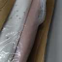 ANGELBLISS Baby Bassinet Bedside Sleeper, Easy Folding Portable Bassinet for Baby Girl with Wheels, Adjustable Height, Included Mattress (Pink)