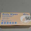 XL Deodorizing Body Wipes | Men's Extra Soft Washcloths Shower Alternative | Great for Workout Travel Gym Camping | 30 Individually Wrapped Shower Wipes | with Vitamin E Aloe Scent