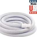 Poolmaster 32227 Above-Ground Swimming Pool Vacuum Hose, 1-1/4-Inch x 27-Feet, Neutral
