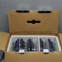 10-Pack Glass Food Storage Containers with Tempered Lids  Borosilicate, Airtight, Oven-Safe (-4F~950F), BPA-Free, 4.4 & 1.6 Cup, Leak-Proof, Dishwasher Safe (Blue)