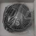 Momcozy Portable Stroller Fan, 8000mAh, 27H Ultra-long Battery Life, Detachable 4 Speed 360Rotate, LED Night Light with 2 Modes, USB Rechargeable Handheld Cooling Fan for Travel, Car Seat, Bedroom