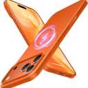 TORRAS Magnetic SlimFit for iPhone 17 PRO MAX Case, UltraThin 17 ProMax Phone Case Compatible with MagSafe, Light AntiScratch Matte Hard PC Bayer 6.9 inch OriginFit, Glossy Orange