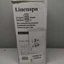 LINENSPA Memory Foam Mattress Topper - 2 Inch Gel Infused Memory Foam - Plush Feel - Cooling and Pressure Relieving - CertiPUR Certified - Dorm Room Essentials - Queen Size