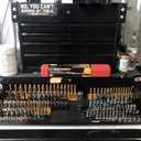 GEARWRENCH 3 Pc. 1/4", 3/8" & 1/2" Drive SAE Socket Storage Tray Set, Black - 83118