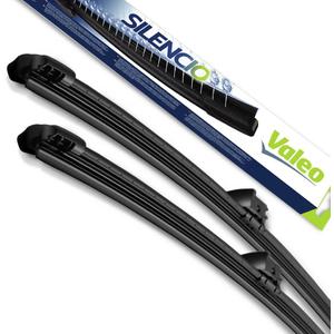 Valeo 178509 Silencio Visioblade Windshield Wiper Blade Set Compatible with Select Mercedes-Benz Sprinter Models, Unheated 26/24 inch Pack of 2 Premium OEM Wipers, Replacement Windshield Wipers
