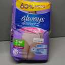 Always Discreet Adult Diapers for Women, Incontinence Underwear, Postpartum Essentials, Disposable Briefs, Max Absorbency, Bladder Leak Protection, Small/Medium, 32ct