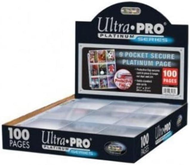 Ultra PRO Platinum 9 Pocket Secure Platinum Cards, Clear