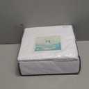 Hearth & Harbor Extra Deep Pocket Queen Sheets Sets - Fits Mattress 18-24 Inches Deep - Extra Deep Pocket Sheets - 6 Piece Queen Size - White