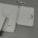 NIKKOMON Makeup Mirror with Lights, 3 Color Lighting, Lighted Makeup Mirror, 10x 3X 2X Magnification, Vanity Mirror with 72LEDs, Touch Control, Dual Power Supply, Female Gift (White)