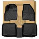 Aiqiying Floor Mats Compatible with Ford Explorer 2015-2019 ModelsAll Weather Carpet Liners Waterproof Durable Custom-Fit Front Rear Rows Full Set Protection TPE Accessories