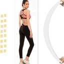 Full Length Mirror,47.25x15.75 Inch Acrylic Shatterproof Soft Mirrors, Non-Glass Wall-Mounted Fitness Mirror for Home, Lightweight Durable Modern Decor for Bedroom/Living Room/Cloakroom