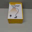 Glocusent 5W Clip on Light, 36LED Eye Caring Reading Light for Bed, 3 Colors & 5 Brightness Clip on Lamp with Adapter, Perfect Reading Light for Bed with Clamp/Bunk Bed/Headboard/Table/Desk (Black)