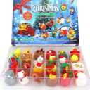 2025 Advent Calendar Rubber Ducks 24 Days of Surprises Gift for Kids Boys Girls Countdown Christmas Holiday Gift for Kids Teens (701)