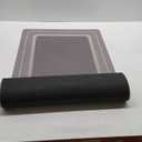 MontVoo Bath Mat - Long Bathroom Runner Non Slip Super Absorbent Stain Resistant Quick Dry Thin Bath Mat 17"x70" Grey