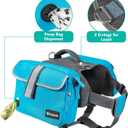 PetAmi Dog Backpack for Dogs, Saddle Bag for Dogs to Wear for Hiking, Pet Backpack Harness Dog Pack with Reflective Side Pockets for Walking Running, Medium