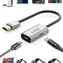 HDMI to USB C Adapter (4K@60Hz) Portable Monitor, AR Glasses XREAL One Air 2 Pro/VITURE Luma/RayNeo Air 3s/Rokid,HDMI Male(Source) to USB C Female(Display) Laptop,PS4/5,Xbox,Switch,ROG Ally,Steam Deck (Silver)