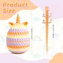 3D Printed Unicorn Dragon Egg - Unicorn Egg Toys for Boys & Girls, 3D Printing Gift Toy, Desk Executive Pet, Birthday,Christmas, Easter Basket Stuffers Gift - Matte Twilight